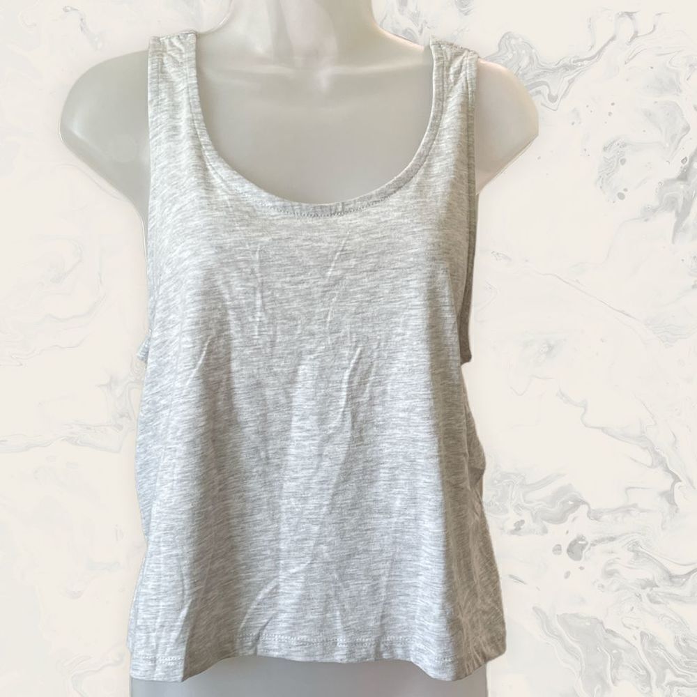NWOT Top Shop Sleeveless Tank Top - Size S - Grey
